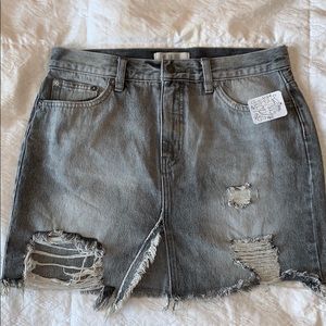 Free people Jean skirt